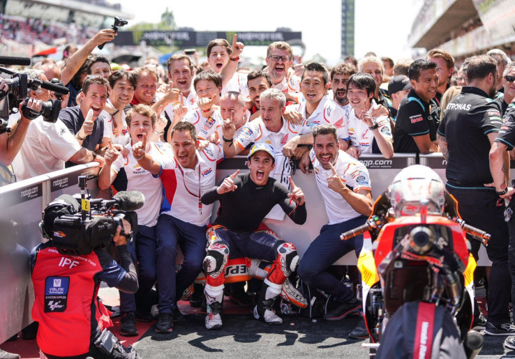 Bos Honda: Tanpa Insiden Empat Pembalap Top Kecelakaan, Marc Marquez Tetap Menang MotoGP Katalunya 