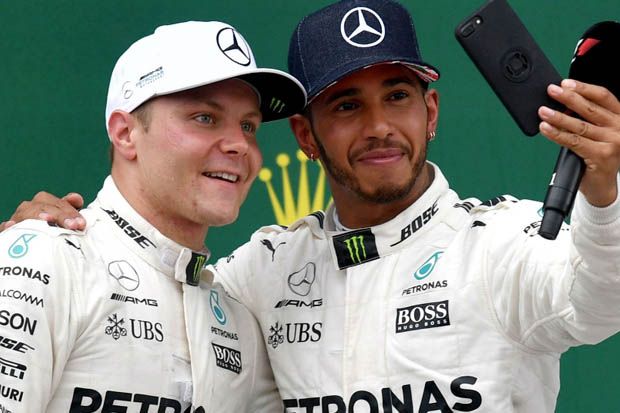Untaian Terima Kasih dari Bottas untuk Hamilton