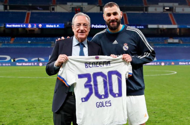 Pencapaian Baru Karim Benzema: Cetak 300 Gol di Real Madrid