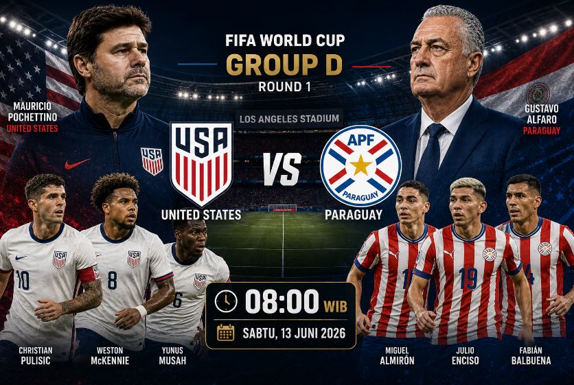 Prediksi dan Statistik Amerika Serikat vs Paraguay: Tekanan untuk The Yanks