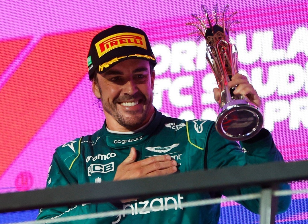 GP F1 Arab Saudi: Sempat Dianulir, Fernando Alonso Akhirnya Dapatkan Podiumnya Kembali