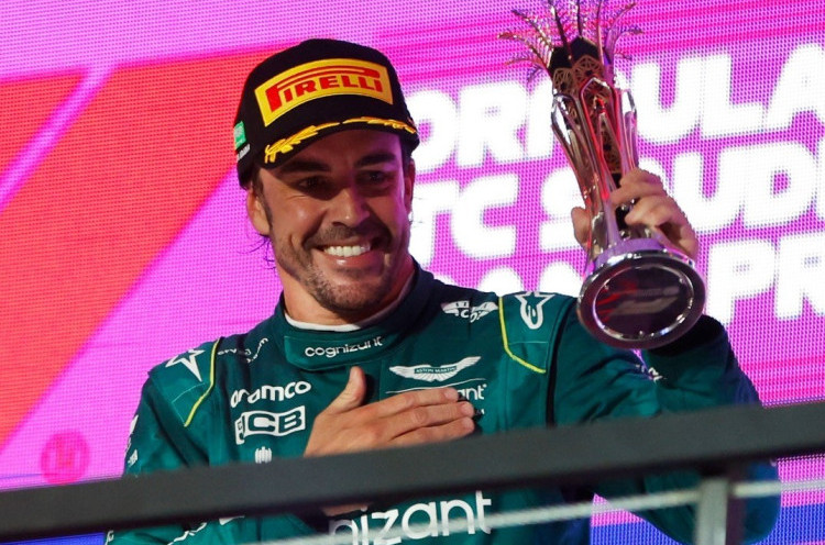GP F1 Arab Saudi: Sempat Dianulir, Fernando Alonso Akhirnya Dapatkan Podiumnya Kembali