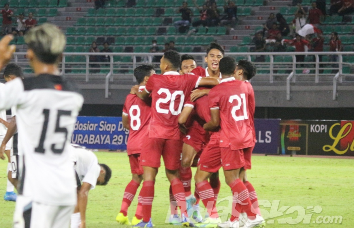 Galeri Foto: Timnas Indonesia U-20 Gulung Timor Leste