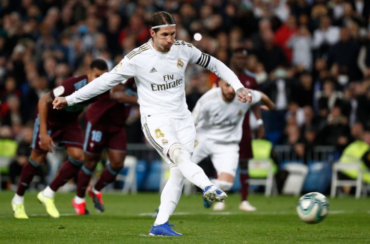 12 Gol dari Titik Putih, Sergio Ramos Sempurna Gantikan Ronaldo sebagai Eksekutor Penalti Real Madrid