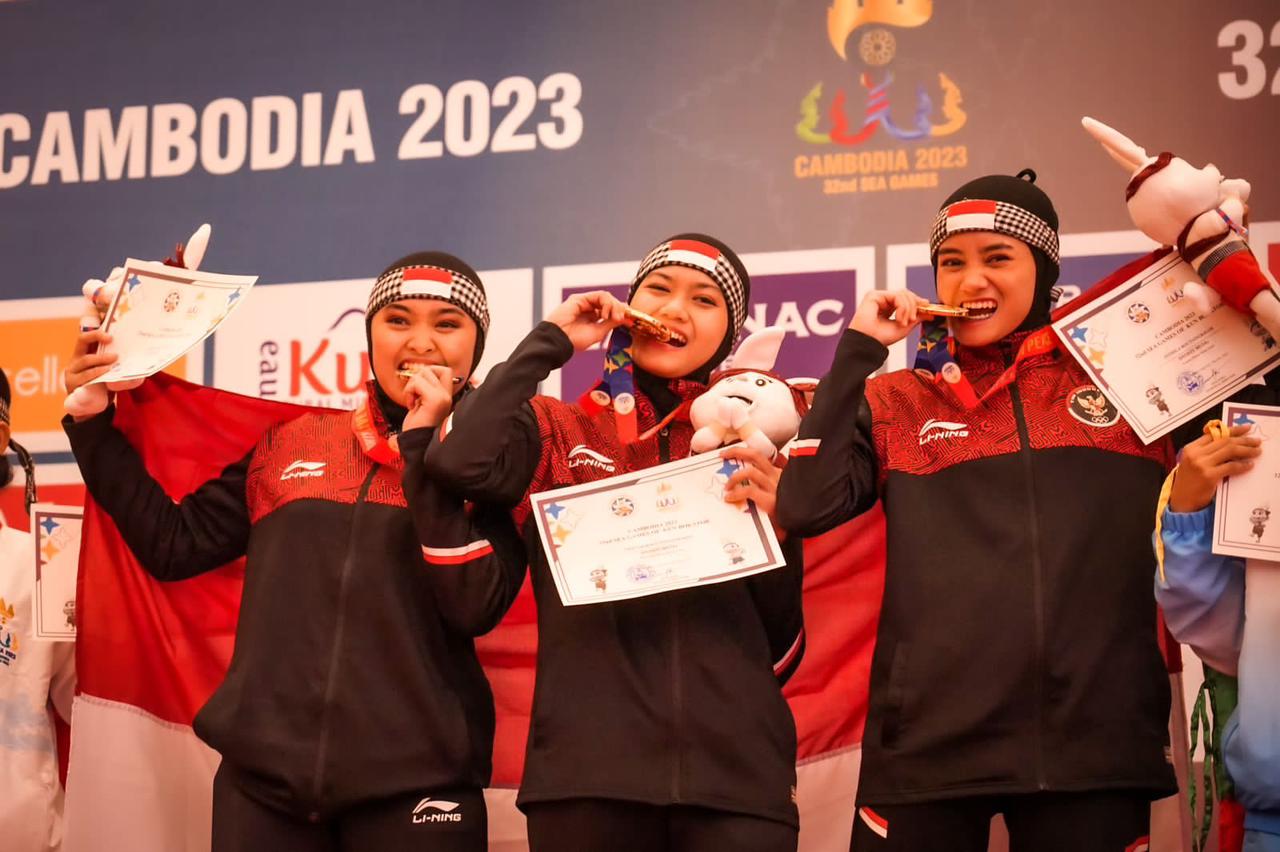 Tim Beregu Putri Kun Bokator Indonesia Bangga Berjaya di Kandang Lawan