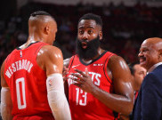 Hasil NBA: Westbrook-Harden Cetak 59 Poin, Rockets Menang Tipis 