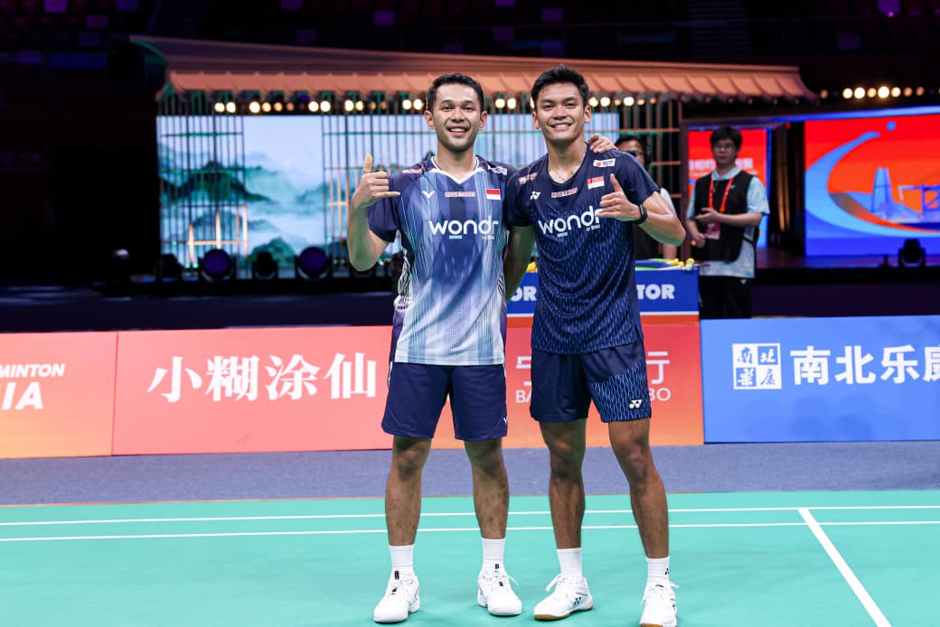 Hasil Badminton Asia Championships 2026: Fajar/Fikri ke Semifinal, Jojo Terhenti