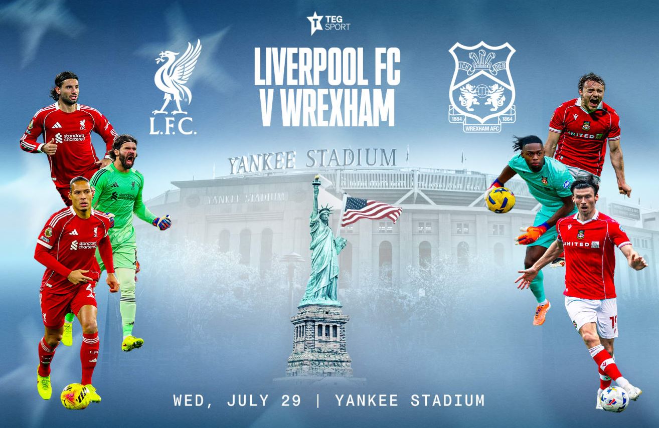 Jadwal dan Link Live Streaming Liverpool vs Wrexham, Kamis (30/07) di Yankee Stadium