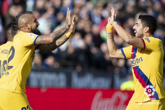 Leganes 1-2 Barcelona, Blaugrana Bertahan di Puncak
