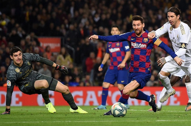 Jelang El Clasico: Thibaut Courtois Tidak Lakukan Persiapan Khusus Hadapi Lionel Messi
