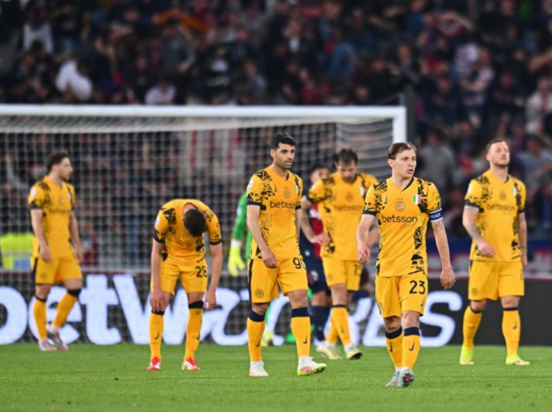 Kalah dari Bologna, Inter Milan Masih di Laju Perburuan Treble Winner