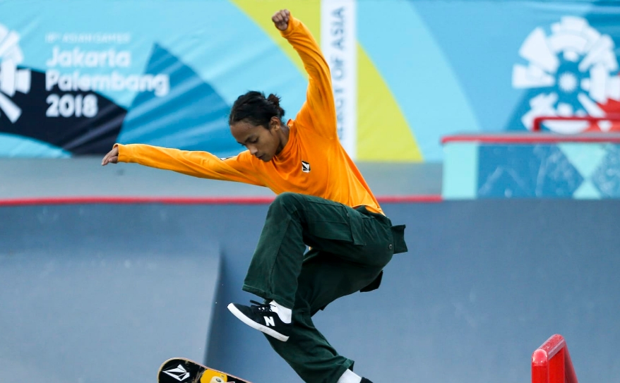 Sanggoe Hanya Raih Medali Perak, Emas Jadi Milik Jepang di Skateboard Nomor Street Putra