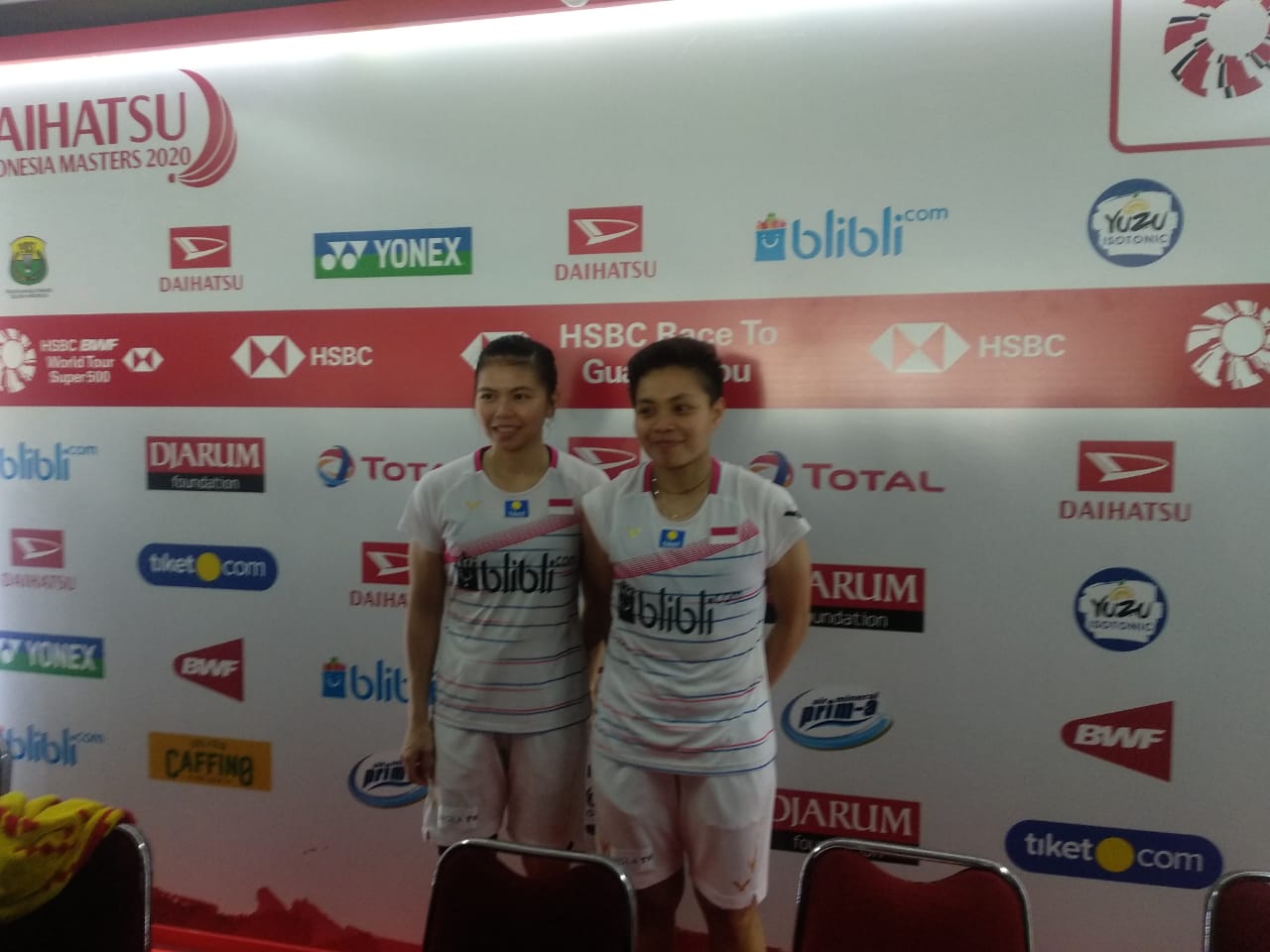 Greysia / Apriyani Tak Sangka Menangi Indonesia Masters 2020