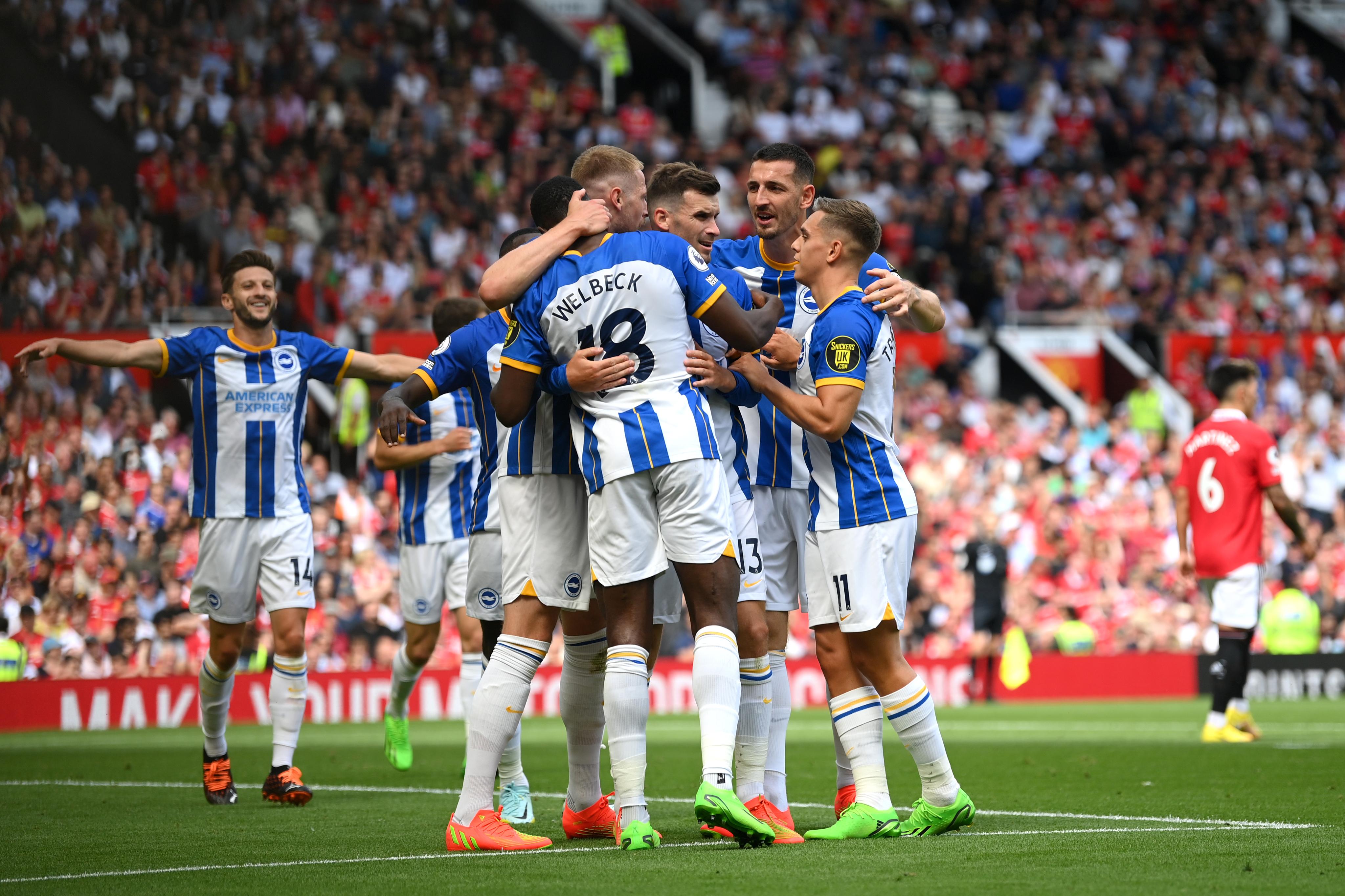 Manchester United 1-2 Brighton: Nihil Poin di Debut Erik ten Hag