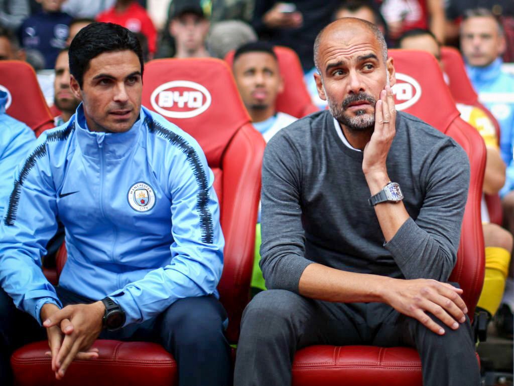 Persahabatan Bagai Kepompong, Hubungan Arteta dan Guardiola Tetap Adem Ayem