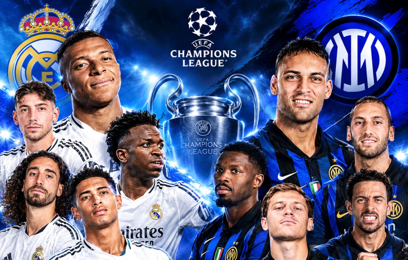 Jadwal, Live Streaming, serta Cara Menonton Real Madrid vs Inter Milan