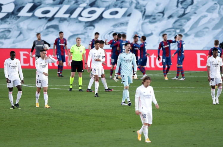 Real Madrid Sulit Terima Kekalahan dari Levante