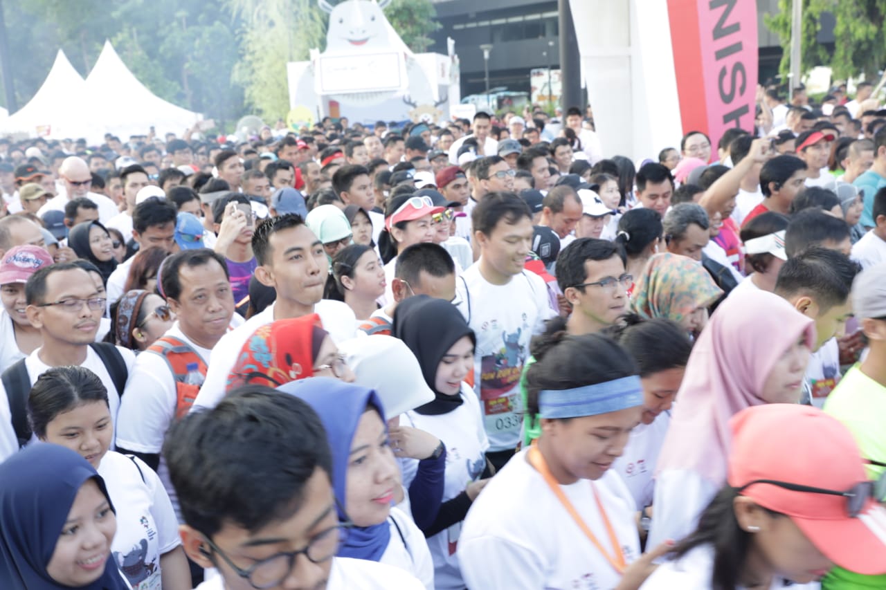 Asian Games Fun Run: 5.000 Pelari Padati Kawasan Gelora Bung Karno