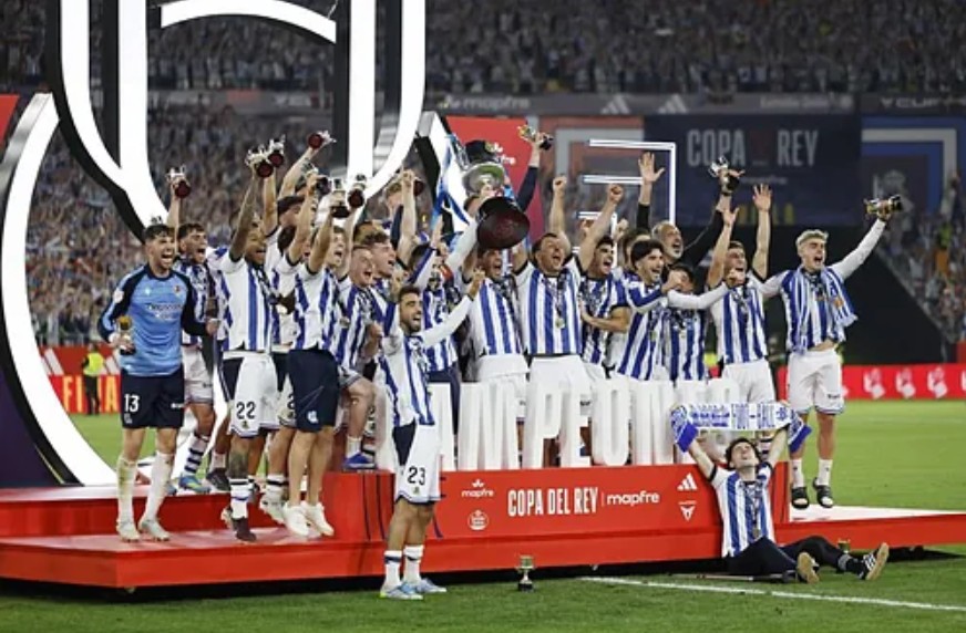 Hasil Final Copa del Rey: Real Sociedad Juara Usai Kalahkan Atletico Madrid 