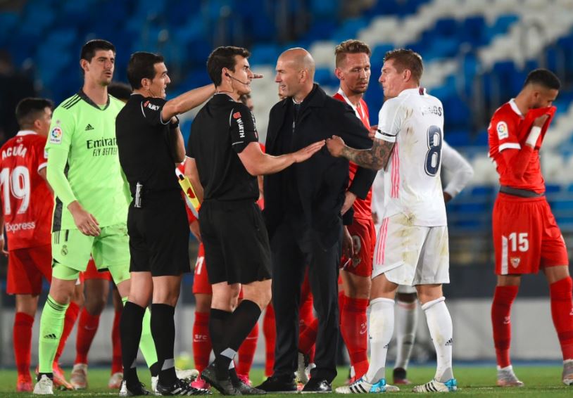 Kontroversi Penalti yang Mewarnai Laga Imbang Madrid Vs Sevilla