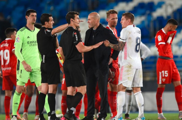 Kontroversi Penalti yang Mewarnai Laga Imbang Madrid Vs Sevilla