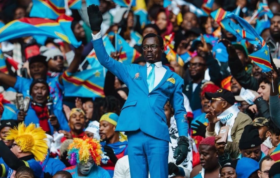 Mengenal Michel Nkuka Mboladinga, Fans Republik Demokratik Kongo yang 'Mematung' Sepanjang Laga
