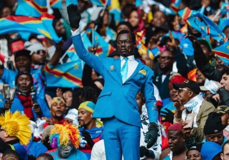 Mengenal Michel Nkuka Mboladinga, Fans Republik Demokratik Kongo yang 'Mematung' Sepanjang Laga