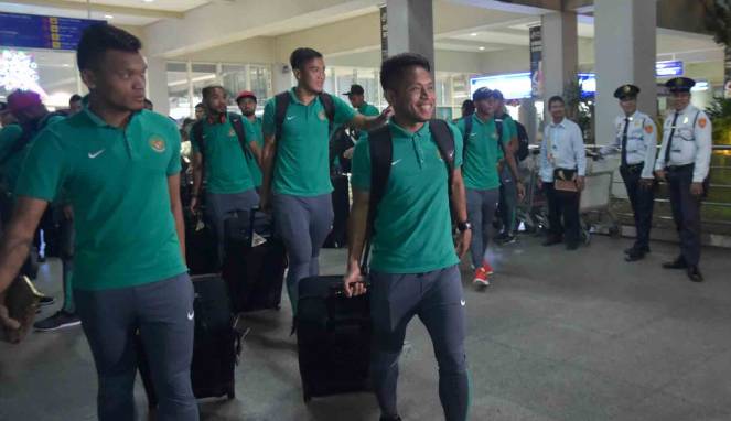 Persiapan Sesi Latihan Timnas Indonesia Jelang Semifinal Piala AFF 2016