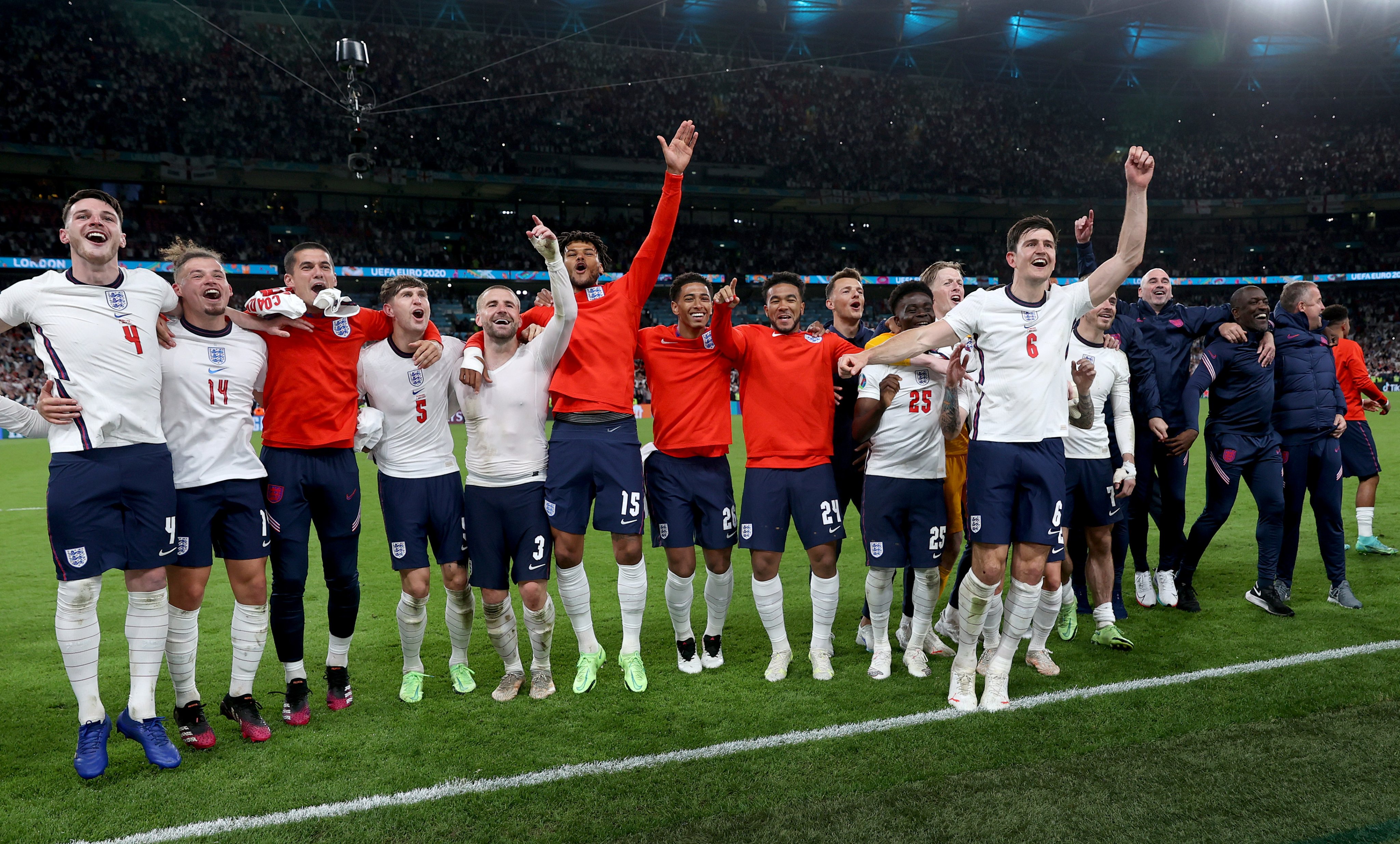 Rentetan Modal Inggris Kalahkan Italia dan Wujudkan Football Is Coming Home