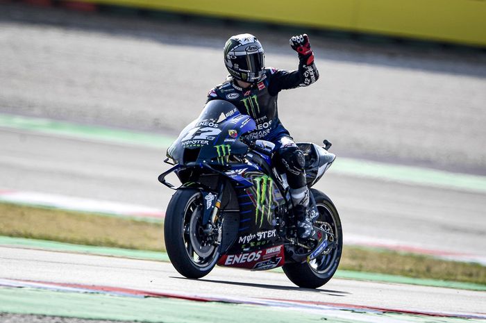 MotoGP Emilia Romagna: Vinales Menang, Rossi Gagal Finis