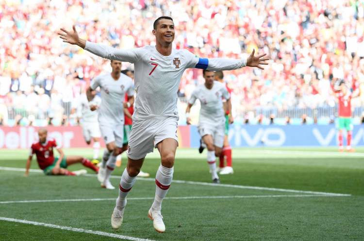 Portugal 1-0 Maroko: Ronaldo Buat Maroko Tersingkir dari Piala Dunia 2018