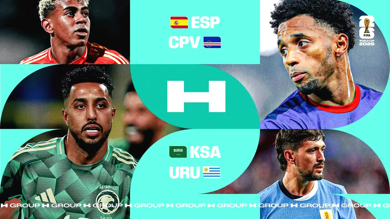 Profil Grup H Piala Dunia 2026: Spanyol dan Uruguay Terlalu Kuat untuk Arab Saudi-Cape Verde