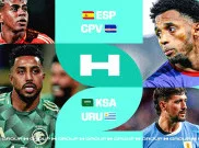 Profil Grup H Piala Dunia 2026: Spanyol dan Uruguay Terlalu Kuat untuk Arab Saudi-Cape Verde