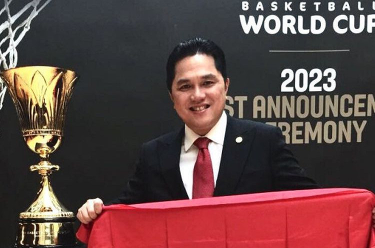 Erick Thohir Terima Tongkat Estafet Piala Dunia Basket 2023