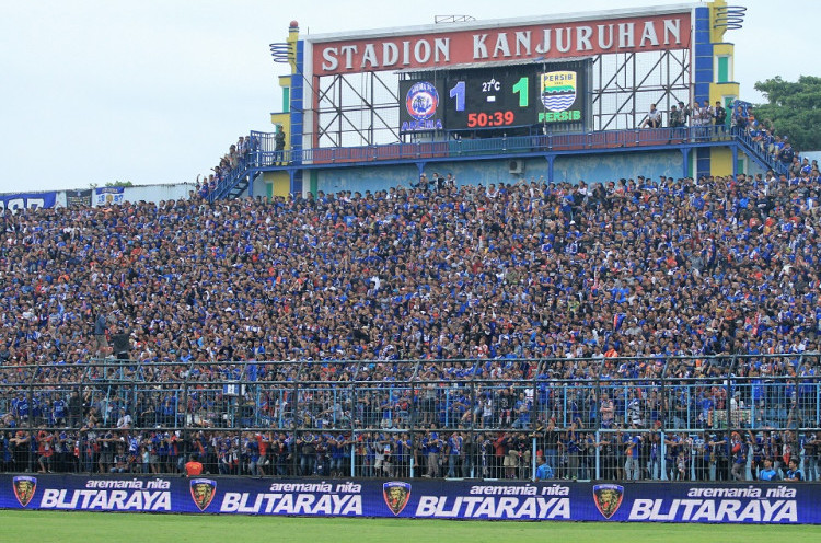 Aremania Optimistis Penuhi 10 Ribu Tiket Sesuai Kuota dari Panpel Bhayangkara FC