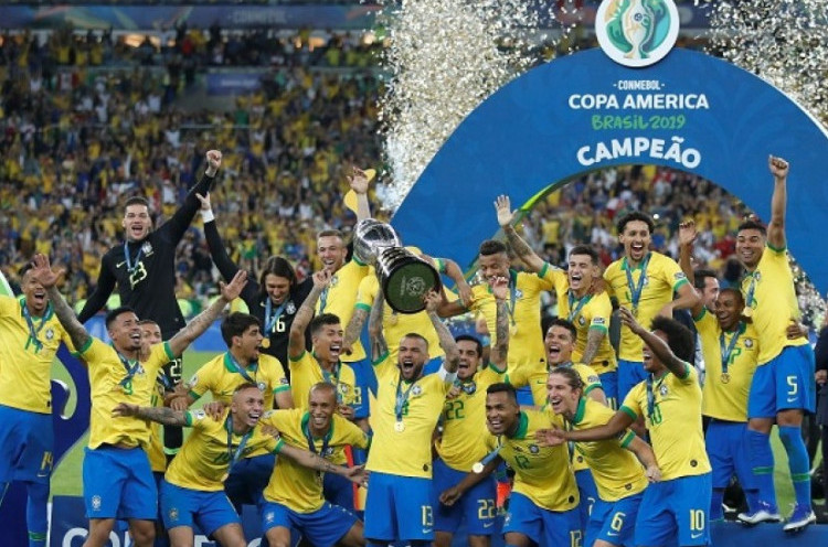 Timnas Brasil  Batal Boikot Copa America 2021