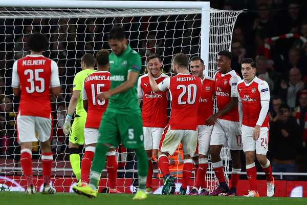 Arsenal Bantai Ludogorets Enam Gol Tanpa Balas