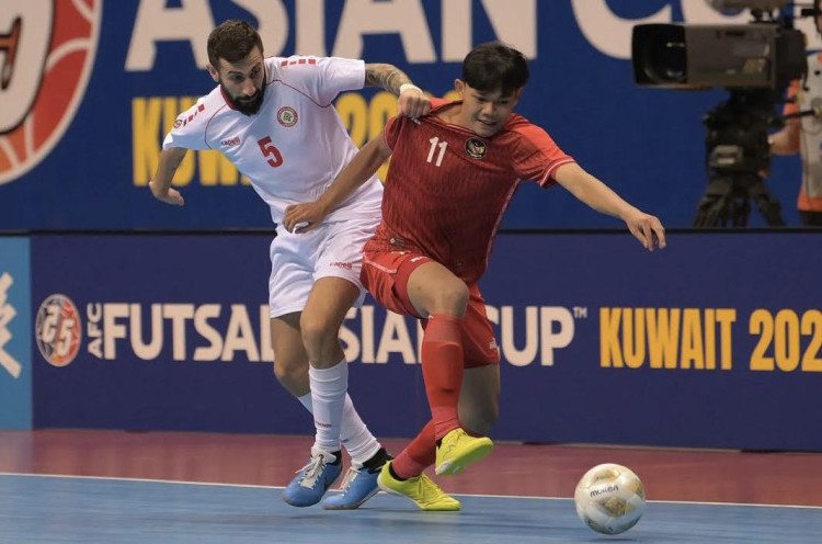 Piala Asia Futsal 2022: Indonesia Bantai Lebanon 7-2
