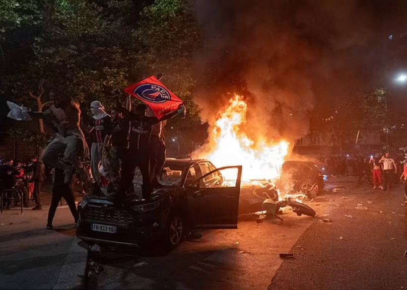 Selebrasi Berujung Tragedi, 2 Orang Meninggal Dunia dan 192 Terluka di Paris Usai PSG Juara Liga Champions