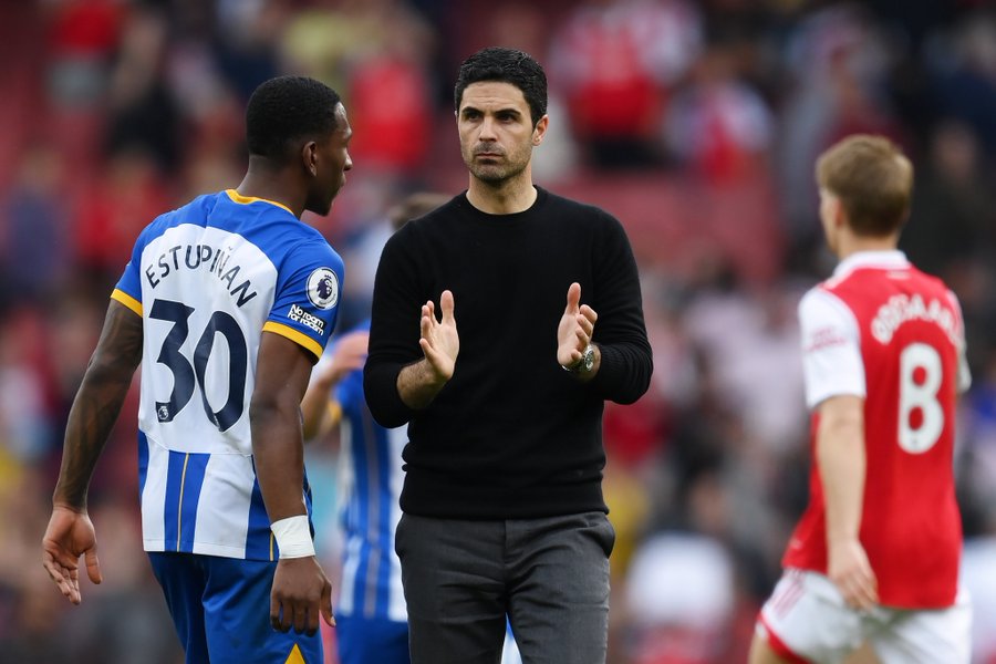 Ditekuk Brighton, Arsenal Sadar Peluang Juara Sudah Kandas