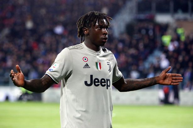 Kembali Cetak Gol, Moise Kean Tepat Satu Langkah di Belakang Jadon Sancho