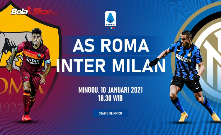 AS Roma Vs Inter Milan: Laga Langganan Seri