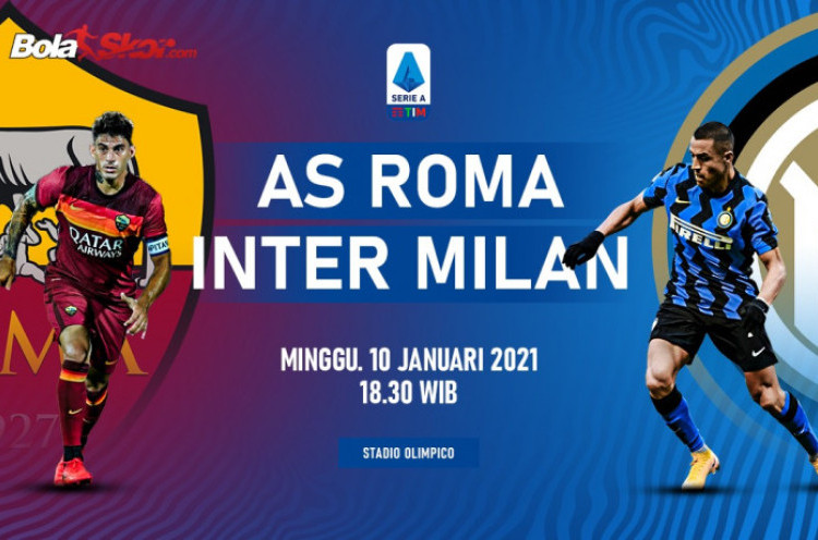AS Roma Vs Inter Milan: Laga Langganan Seri