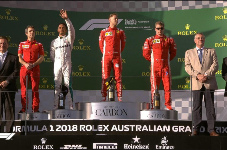 Sebastian Vettel Rajai Seri Perdana F1 2018