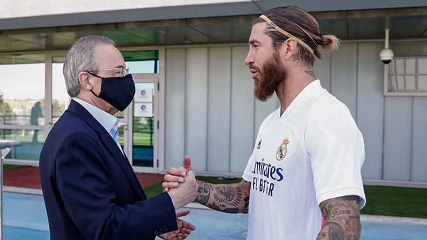 Florentino Perez Buat Perpisahan Madrid dan Ramos Dekati Kenyataan