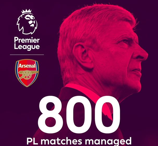 Wenger Capai Laga 800 Bersama Arsenal