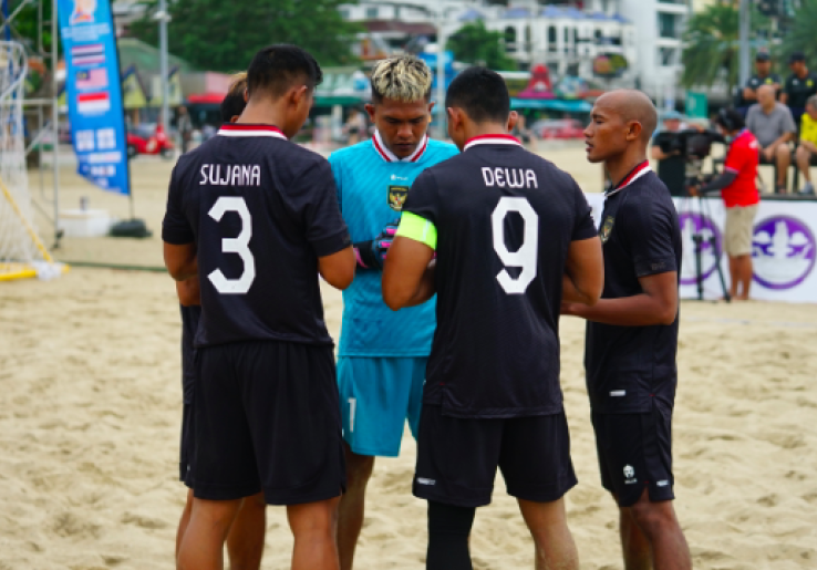Timnas Sepak Bola Pantai Indonesia Segrup Juara Bertahan Jepang