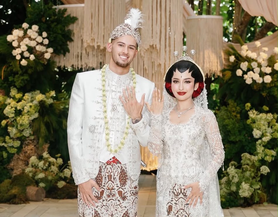 Selamat! Bek Timnas Indonesia Justin Hubner Resmi Menikah dengan Jennifer Coppen