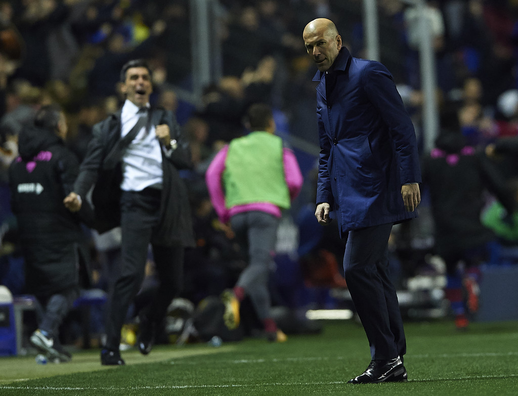 ZInedine Zidane Berang dengan Hasil Imbang Real Madrid Kontra Levante