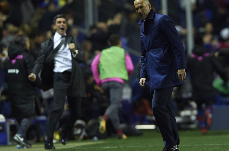 ZInedine Zidane Berang dengan Hasil Imbang Real Madrid Kontra Levante